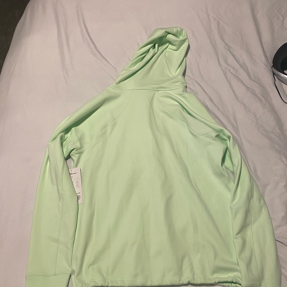 Athleta Mint Green Zip-Up Hoodie - Picture 2 of 4